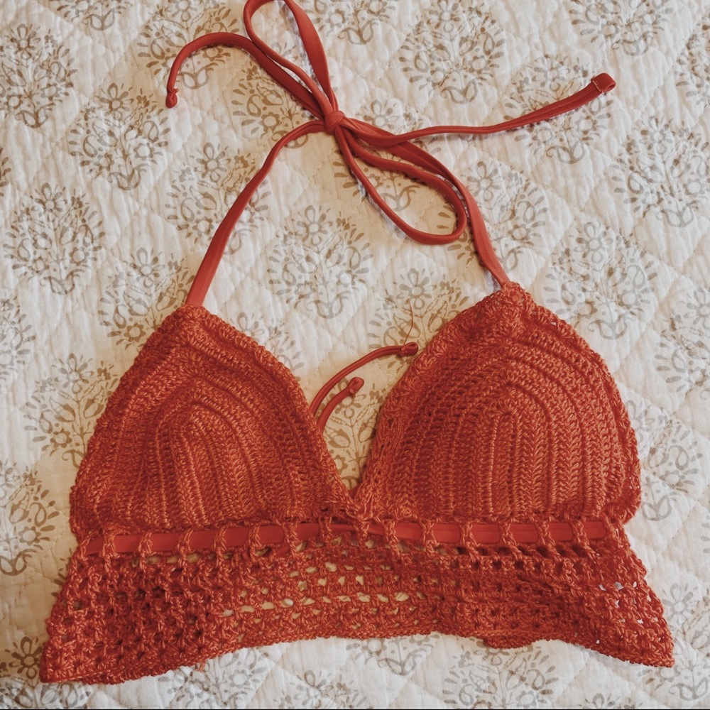 Red Crochet Bikini